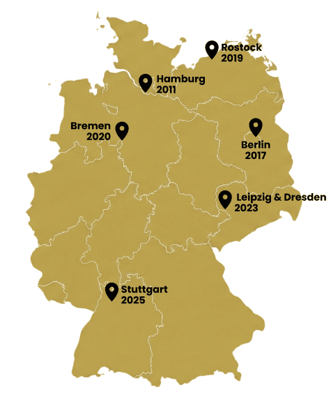 Karte Deutschland Standorte