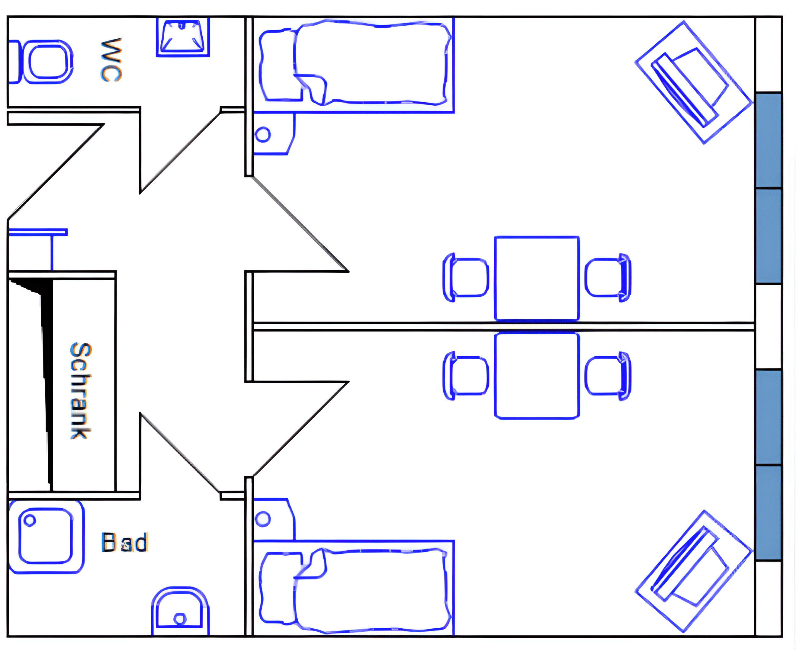 Connected Room Layout